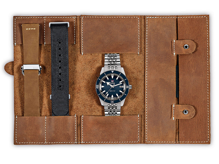 Часы Rado Captain Cook Automatic R32505208 — мужские, тканевый