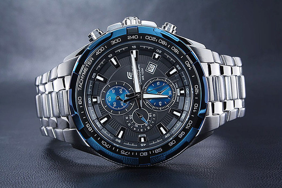 Часы Casio Edifice EF-539D-1A2VUDF (EF-539D-1A2) — кварцевые, сталь металл