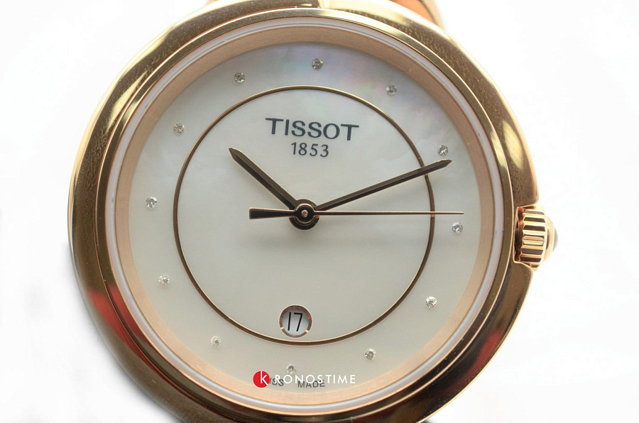Часы Tissot Flamingo T094.210.33.116.01 — перламутровый, металл сталь