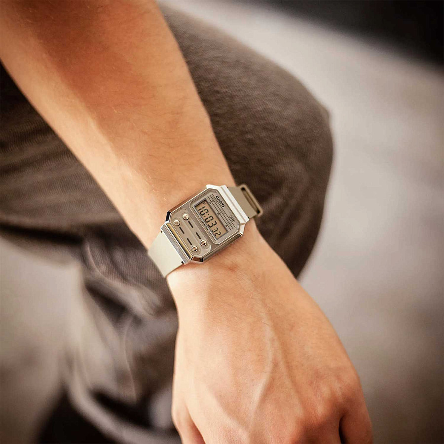 Часы Casio Vintage A100WEF-3ADF — зеленый, пластик