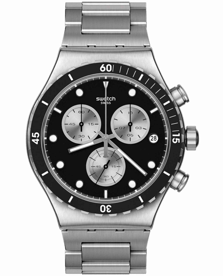 Часы Swatch I New Chrono YVS487G — женские, черный