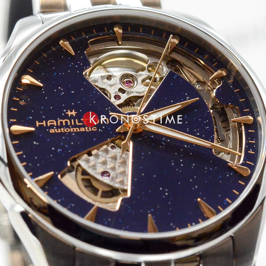 Часы Hamilton Jazzmaster Open Heart Auto H32215142 — женские, нержавеющая сталь
