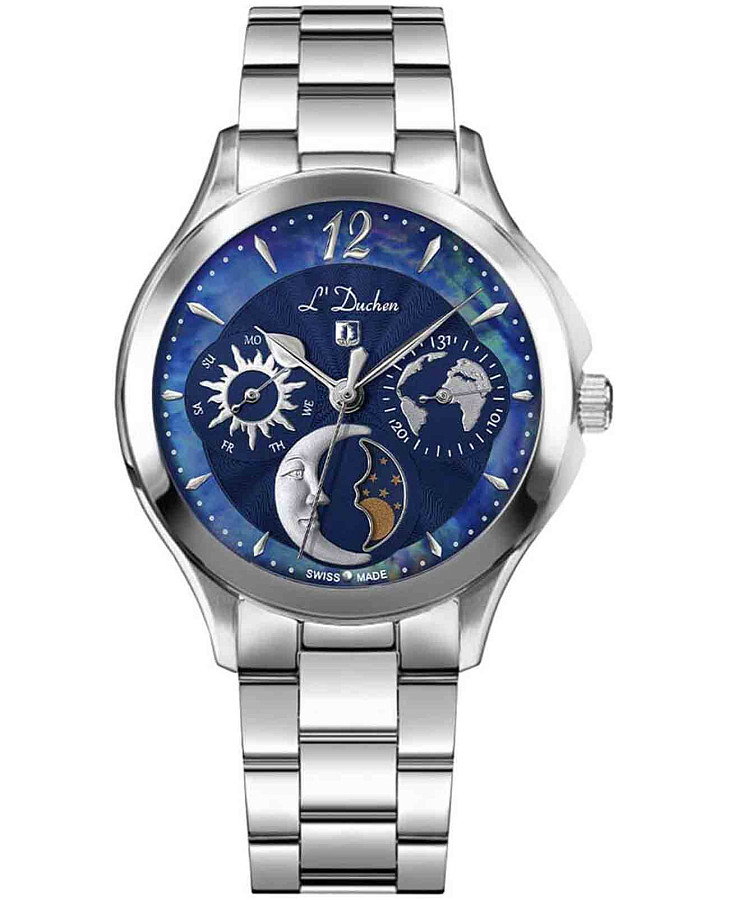 Часы L'Duchen Celeste D 857.10.37 — женские, синий