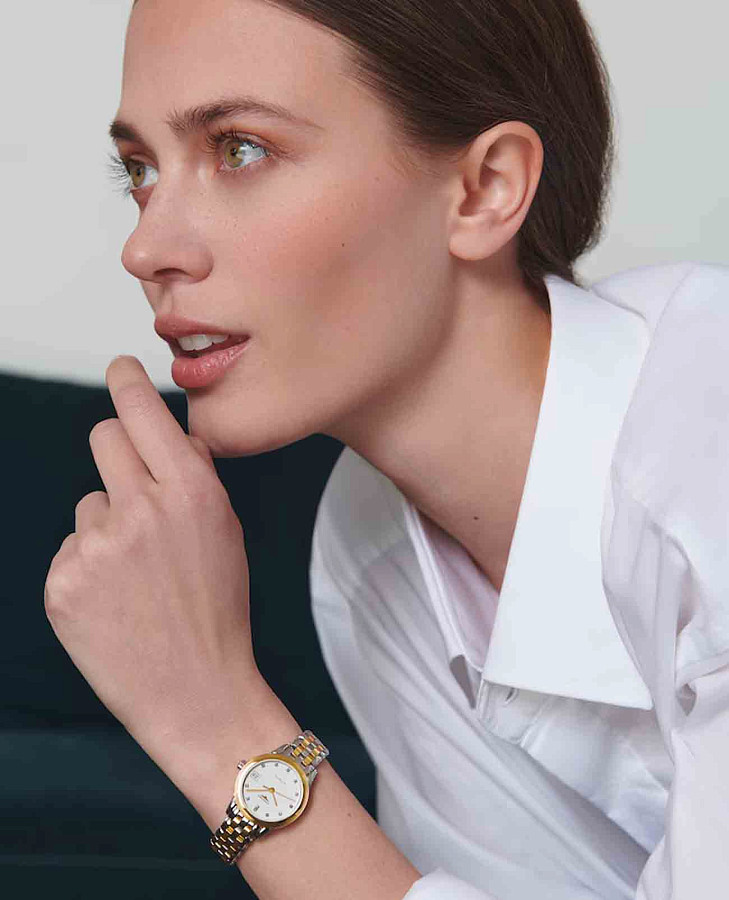 Часы Longines Flagship L4.274.3.27.7 — сталь c pvd покрытием, женские