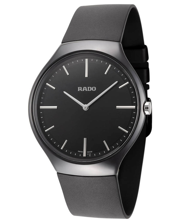 Часы Rado True Thinline R27741156 — мужские, черный