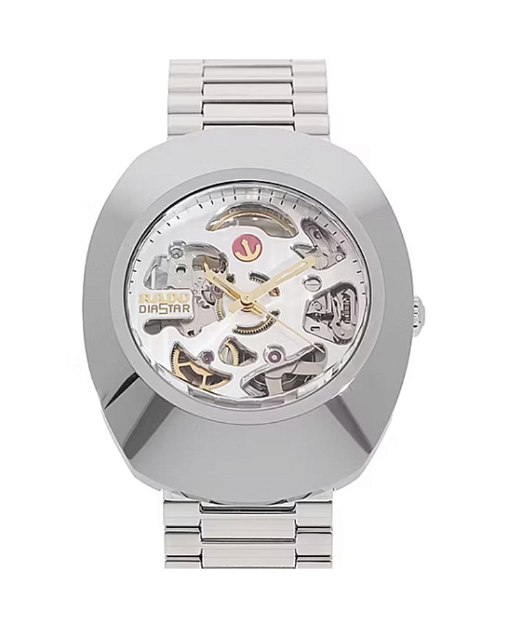 Часы Rado DiaStar Original Skeleton R12063013 — нержавеющая сталь с pvd-покрытием, мужские