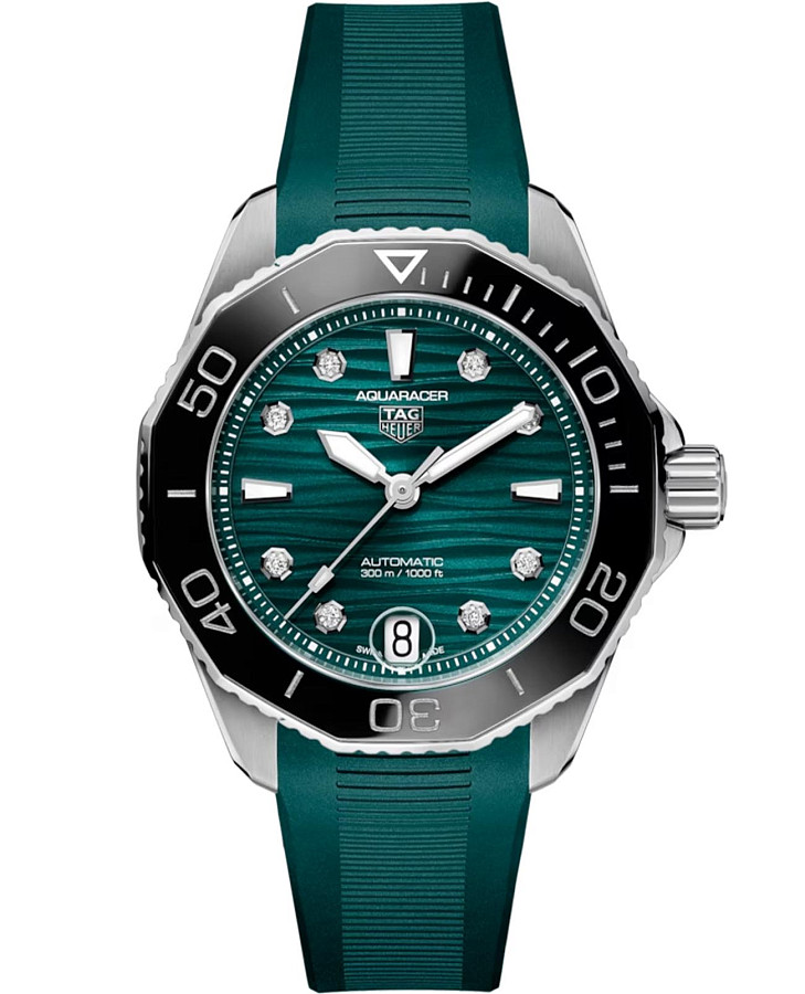 Часы TAG Heuer Aquaracer Professional 300 WBP231G.FT6226 — мужские, зеленый