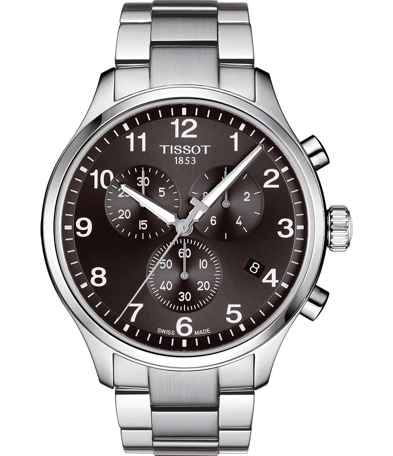 Часы Tissot Chrono XL Classic T116.617.11.057.01 — мужские, серый