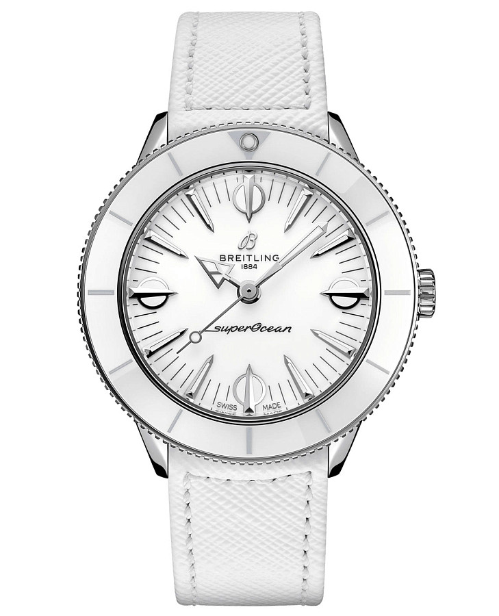 Часы Breitling Superocean Heritage ’57 Pastel Paradise A10340A71A1X1 — женские, белый