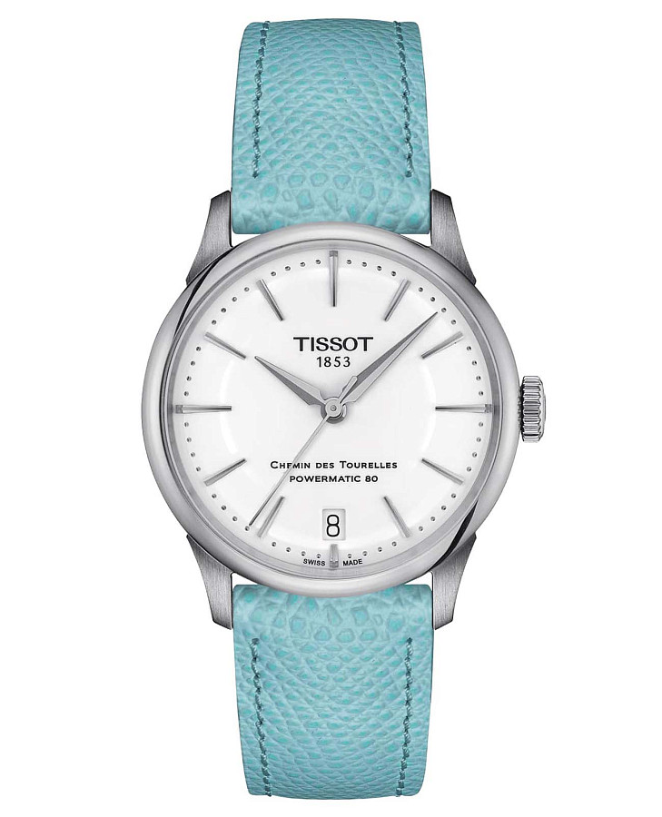 Часы Tissot Chemin des Tourelles Powermatic 80 T139.207.16.011.00 — женские, серебристый