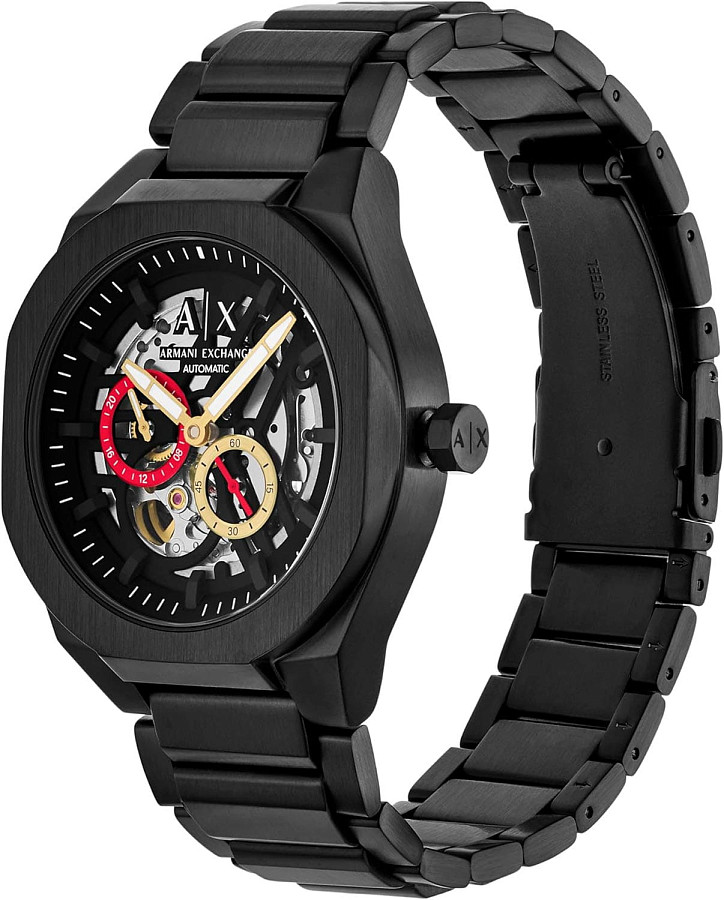 Часы Armani Exchange Sync Automatic AX4196 — черный, сталь металл