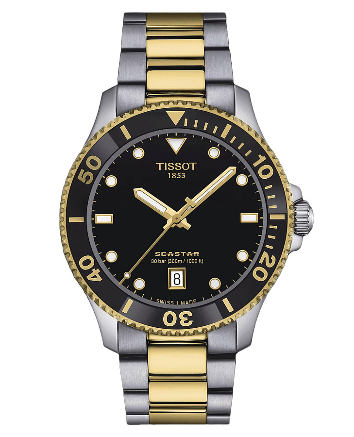 Часы Tissot Seastar 1000 T120.410.22.051.00 — мужские, черный