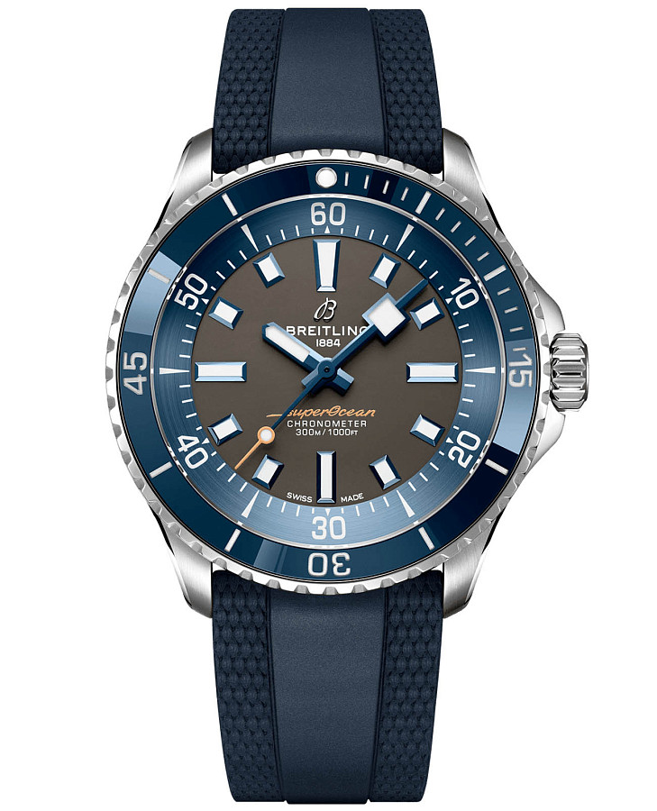 Часы Breitling Superocean Automatic 42 A173753A1B1S1 — мужские, голубой