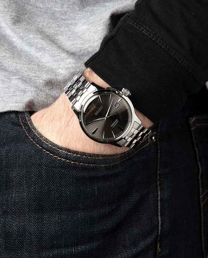 Часы Seiko Presage SRPE17J1 — нержавеющая сталь, мужские