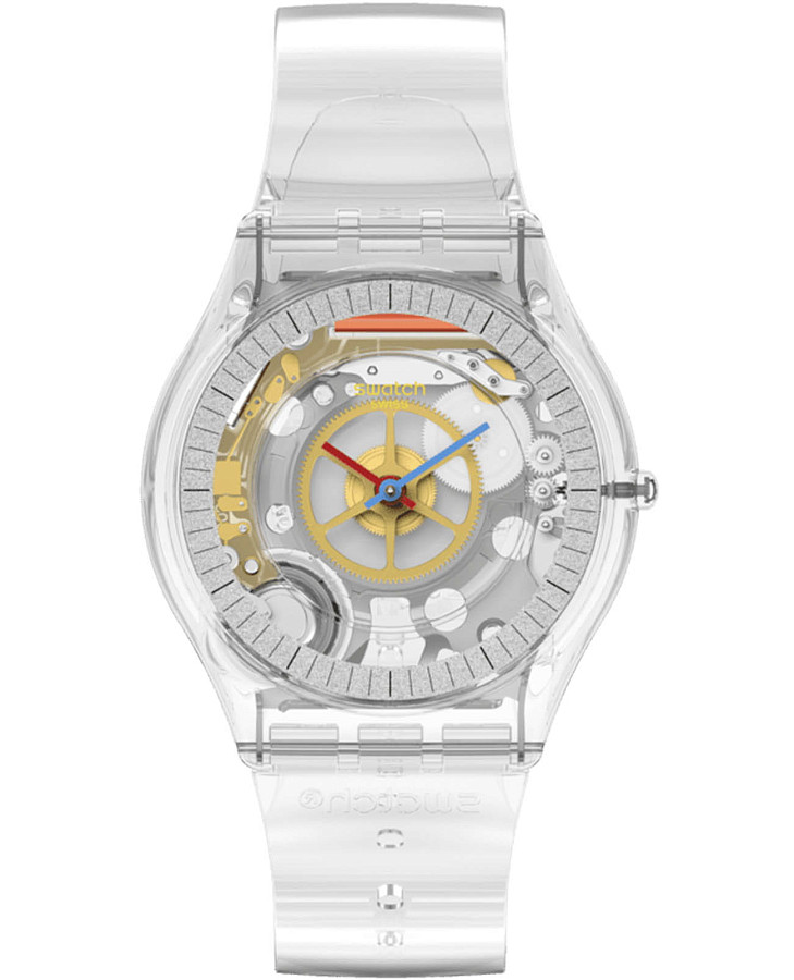 Часы Swatch Skin Classic Biosourced SS08K109-S06 — женские, прозрачный