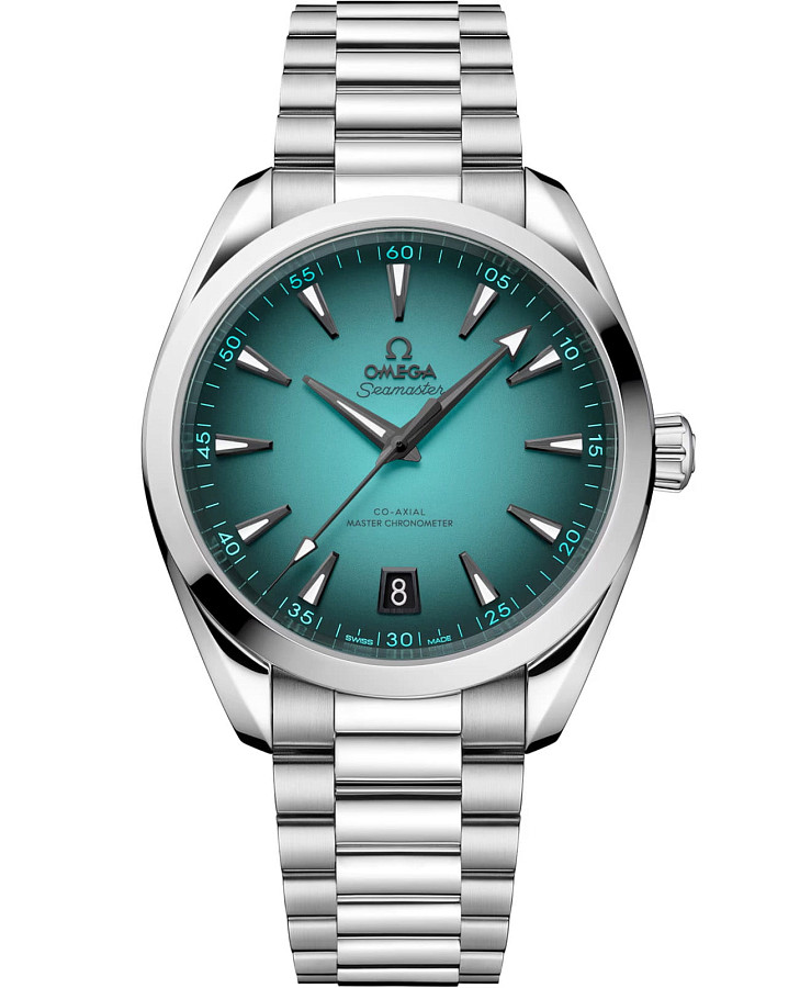 Часы Omega Seamaster Aqua Terra 220.10.41.21.03.006 — мужские, зеленый