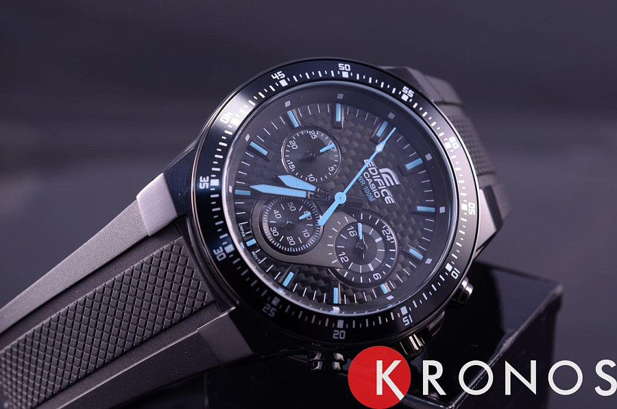 Часы Casio Edifice EF-552PB-1A2 — сталь металл, Япония