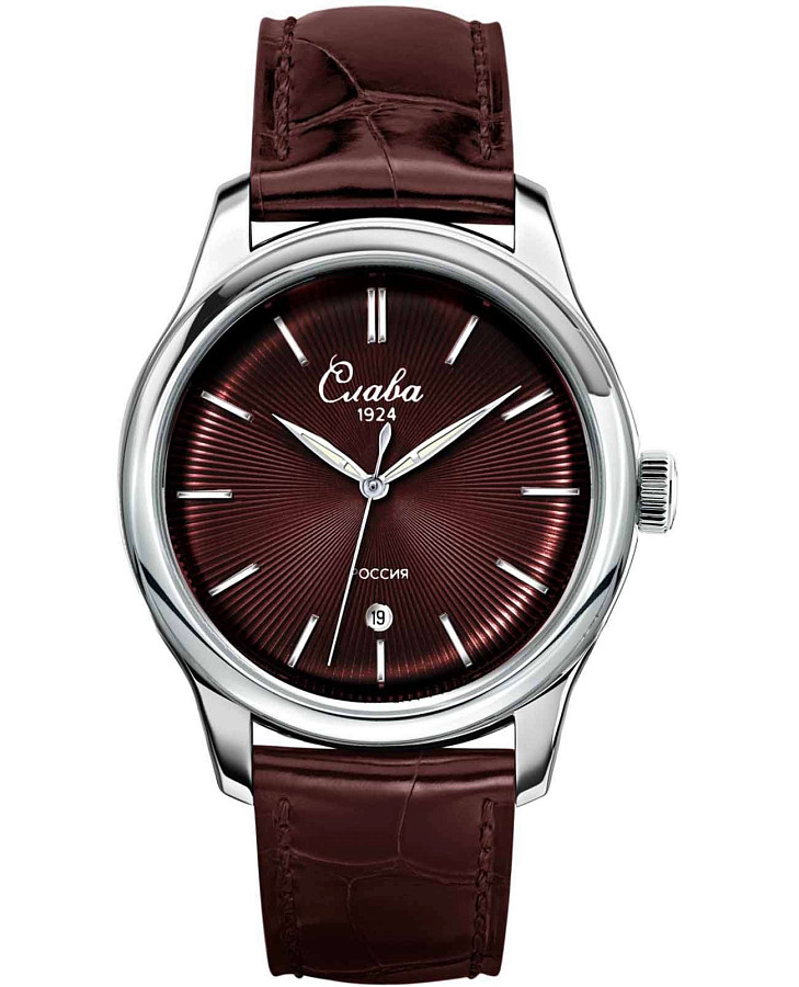Часы Слава Сенат 2490539/300-2115 — мужские, бордовый