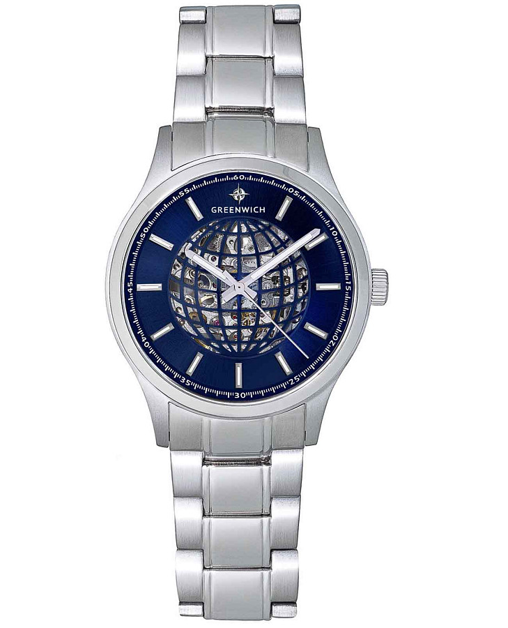 Часы Greenwich Globe GW 056.10.36 — мужские, синий