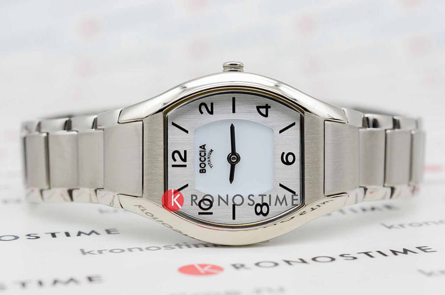 Часы Boccia Titanium 3174-01 — кварцевые, титан