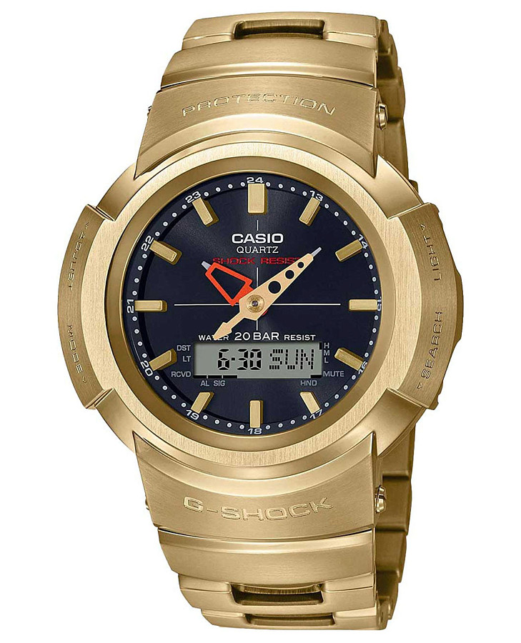 Часы Casio G-Shock AWM-500GD-9ADR — мужские, черный