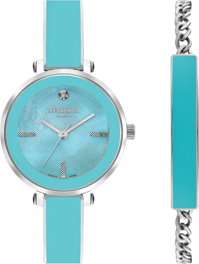 Часы Lee Cooper LC07813.390 — сталь + керамические вставки, женские