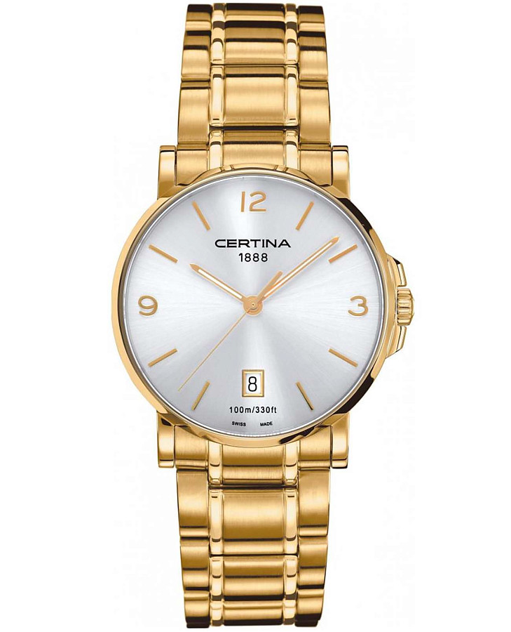 Часы Certina DS Caimano C017.410.33.037.00 — мужские, белый