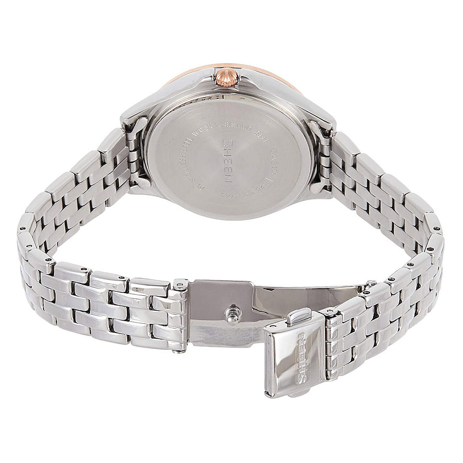 Часы Casio Sheen SHE-3062SG-7A — кварцевые, металл сталь