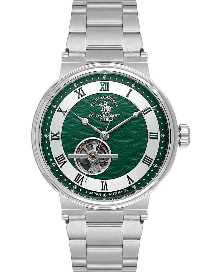 Часы Santa Barbara Polo & Racquet Club SB.1.10631-3 — мужские, зеленый