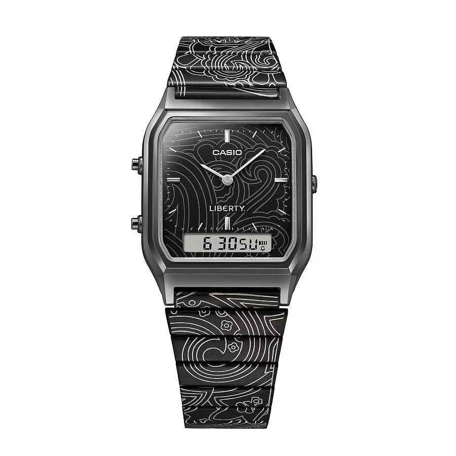 Часы Casio Vintage AQ-230EBLT-1A — сталь с ip покрытием, мужские