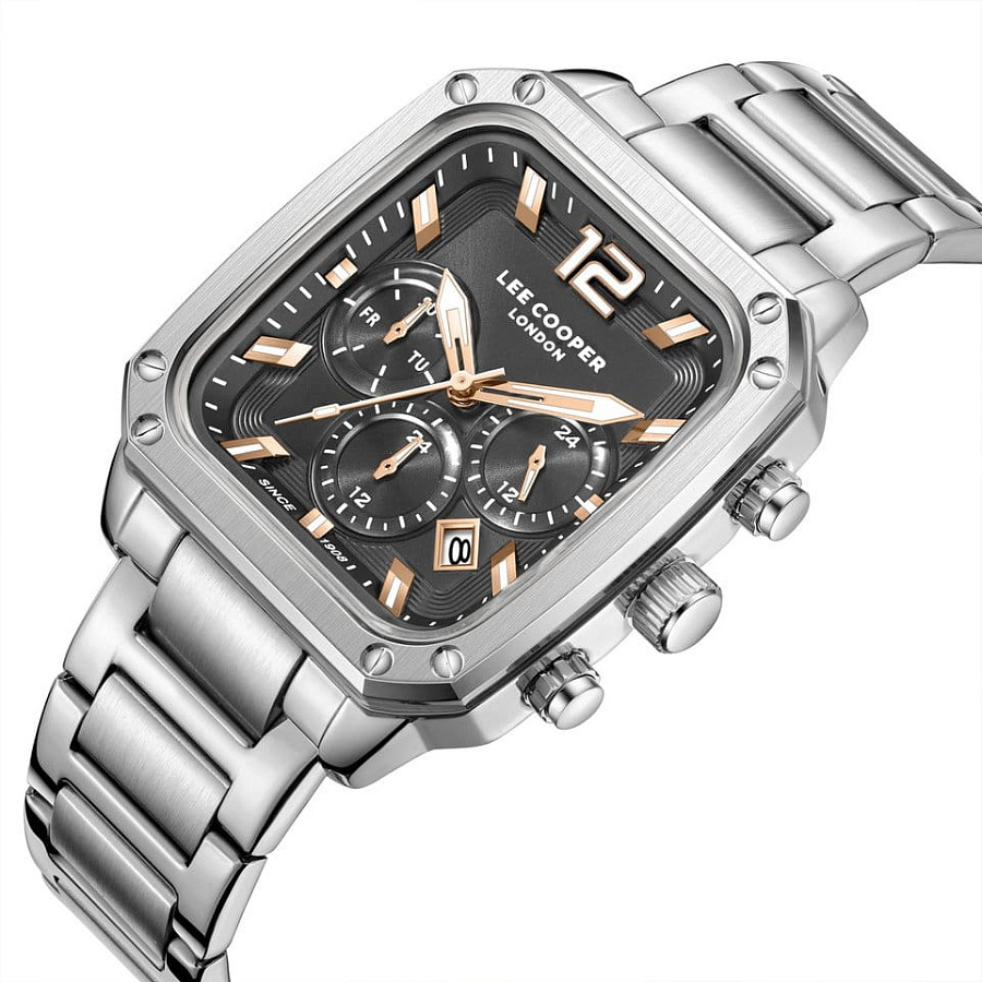 Часы Lee Cooper LC08182.360 — кварцевые, суперметалл металл