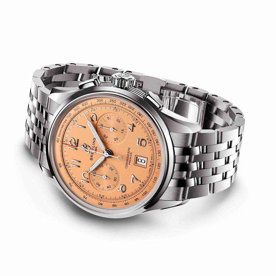 Часы Breitling Premier B01 Chronograph 42 AB0145331K1A1 — нержавеющая сталь, мужские