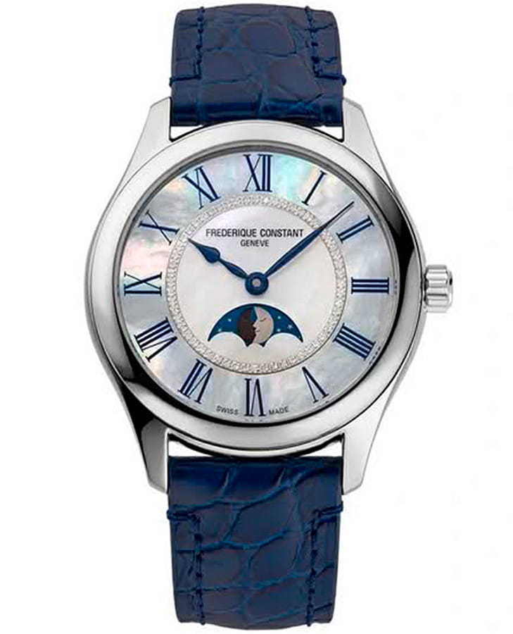 Часы Frederique Constant Classics Elegance Luna FC-331MPWND3B6 — женские, перламутровый