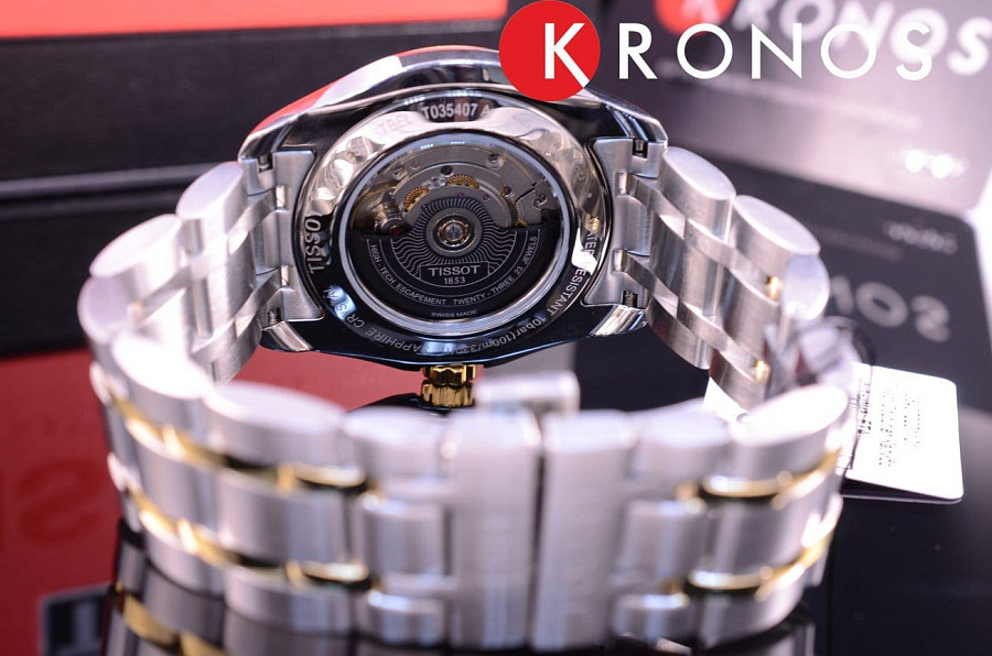 Часы Tissot Couturier Powermatic 80 T035.407.22.011.01 — Швейцария, механические