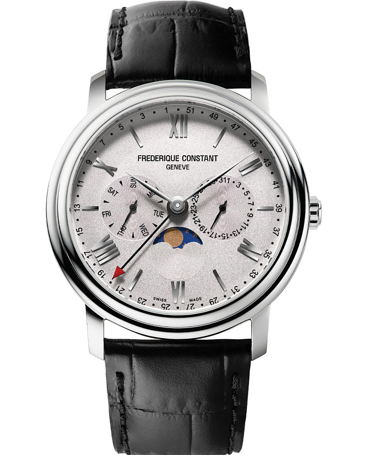 Часы Frederique Constant Classics Business Timer FC-270SW4P6 — мужские, белый