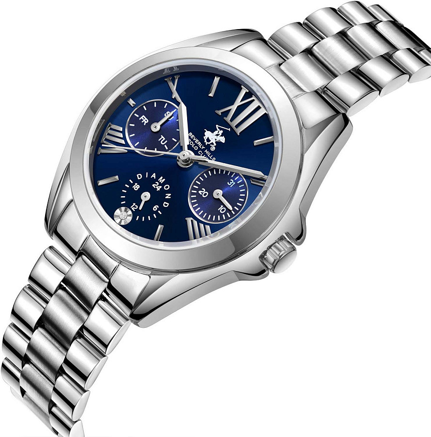 Часы Beverly Hills Polo Club BP3653C.390 — кварцевые, сталь металл