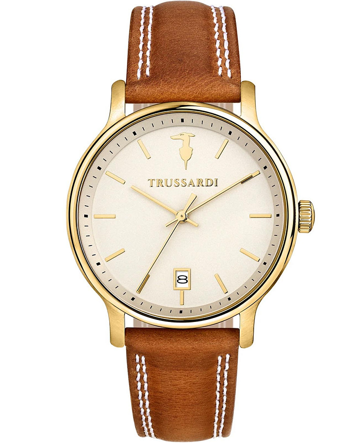 Часы Trussardi T-Inedito R2451174003 — мужские, бежевый