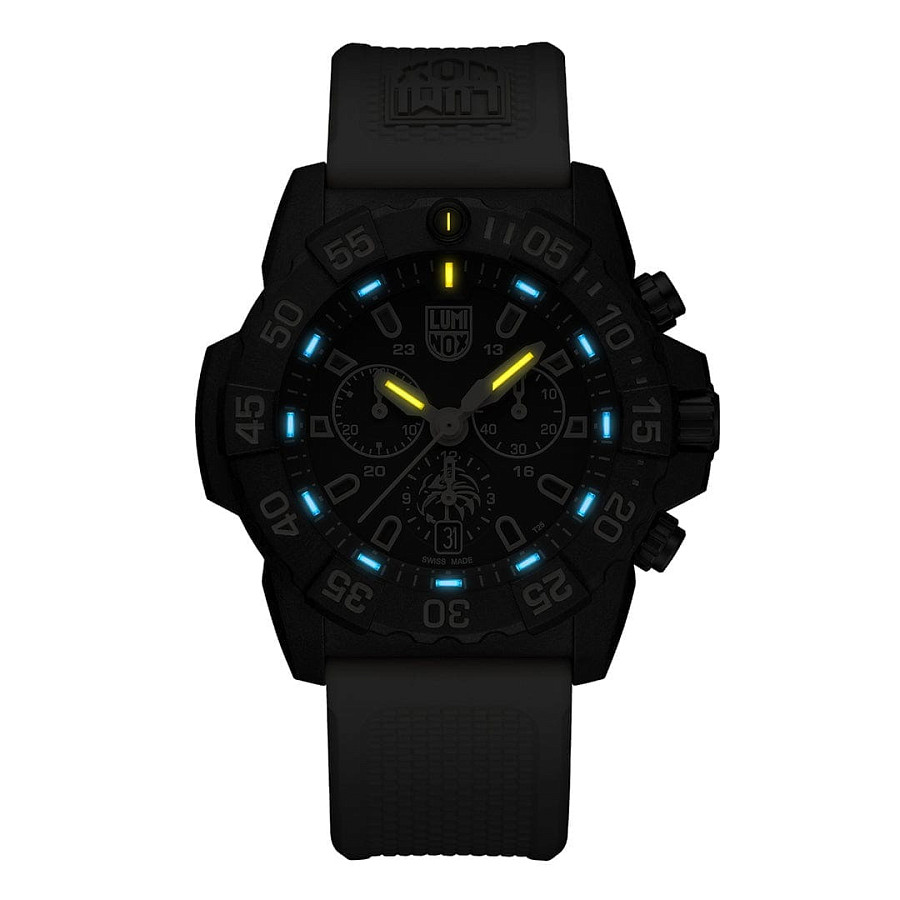 Часы Luminox Navy SEAL Foundation Chronograph XS.3590.NSF.SET — кварцевые, Швейцария, мужские