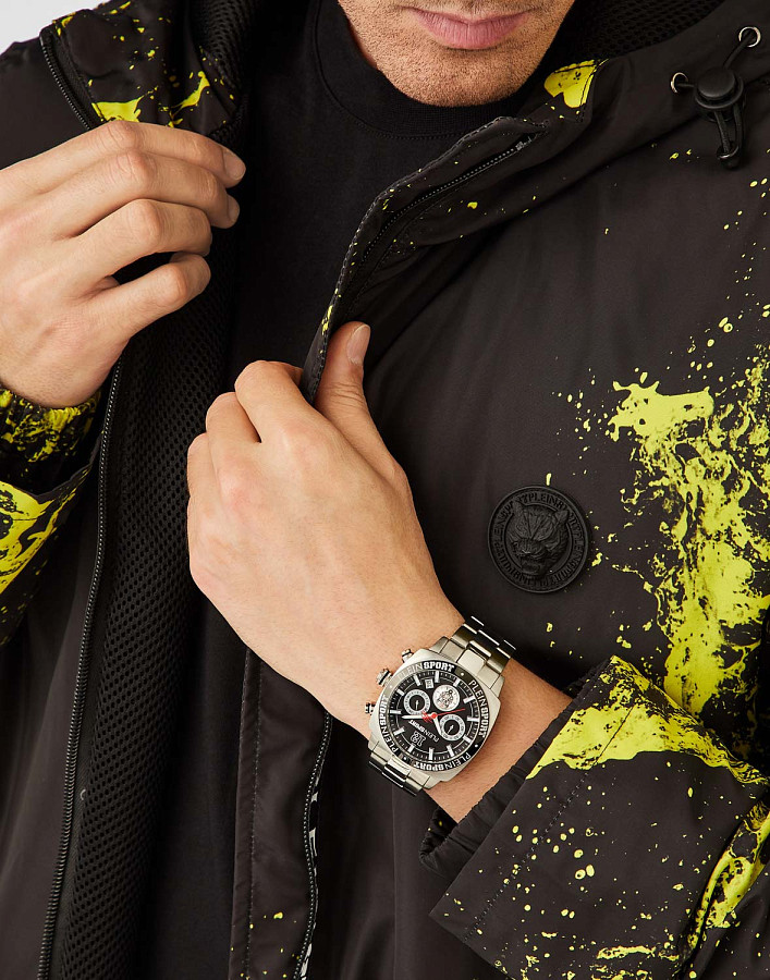 Часы Plein Sport Wildcat PSGBA1123 — кварцевые, сталь металл