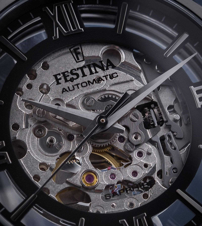 Часы Festina Automatic F20535/1 — черный, Испания