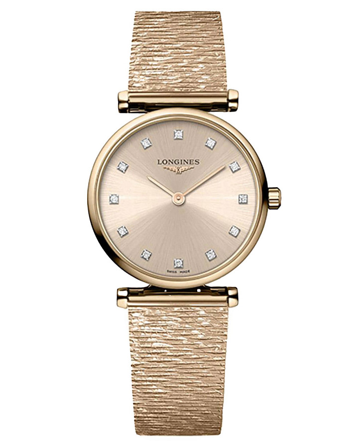 Часы Longines La Grande Classique L4.209.1.93.8 — женские, золотистый