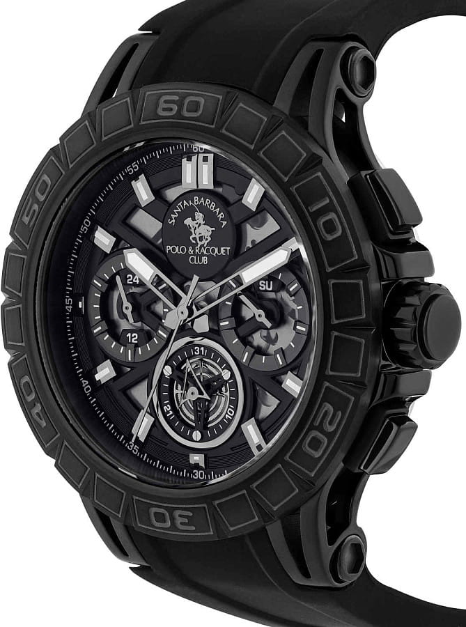 Часы Santa Barbara Polo & Racquet Club Prive SB.5.10004-5 — кварцевые, металл сталь