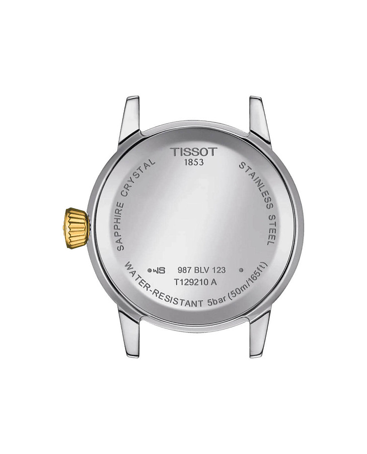 Часы Tissot Classic Dream Lady T129.210.22.263.00 — сталь c pvd покрытием, женские