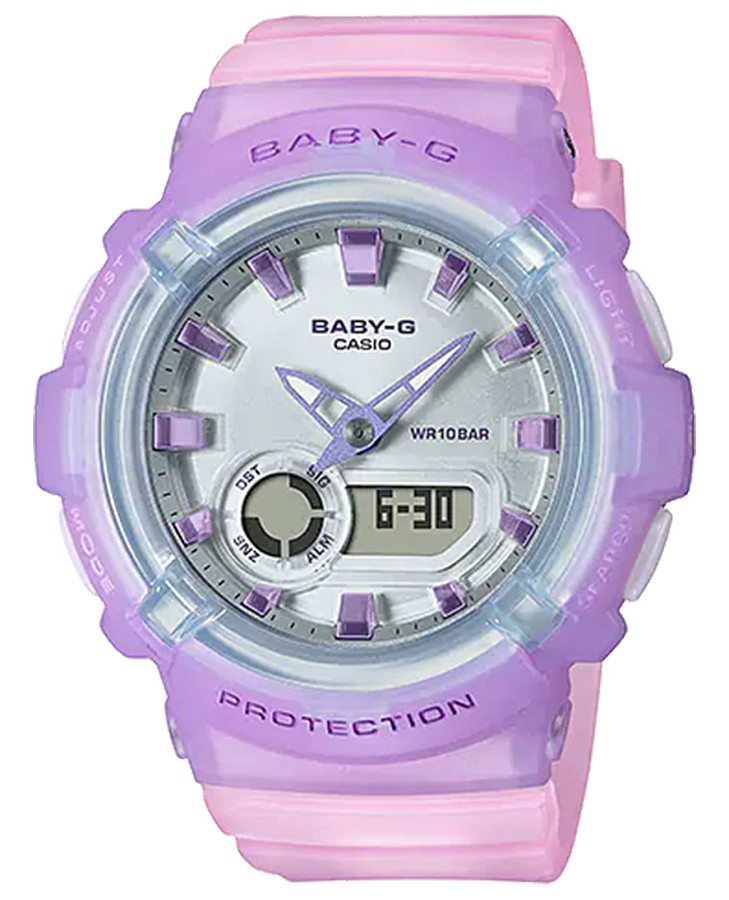 Часы Casio Baby-G BGA-280-6A — женские, серебристый