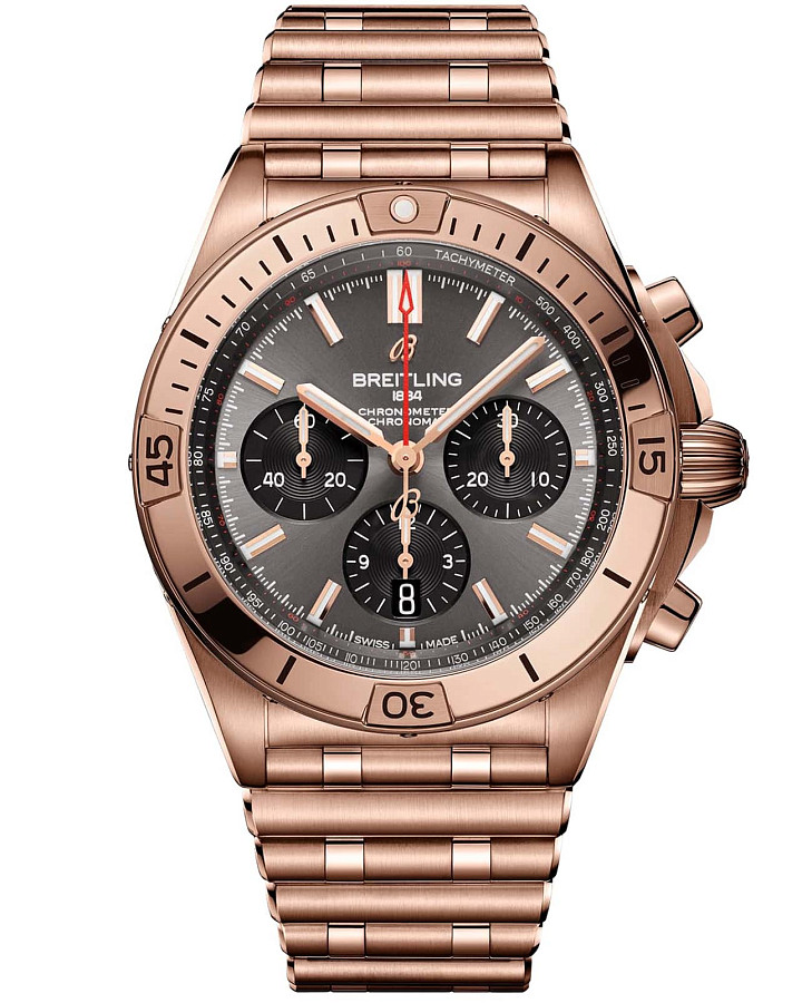 Часы Breitling Chronomat B01 42 RB0134101B1R1 — мужские, черный