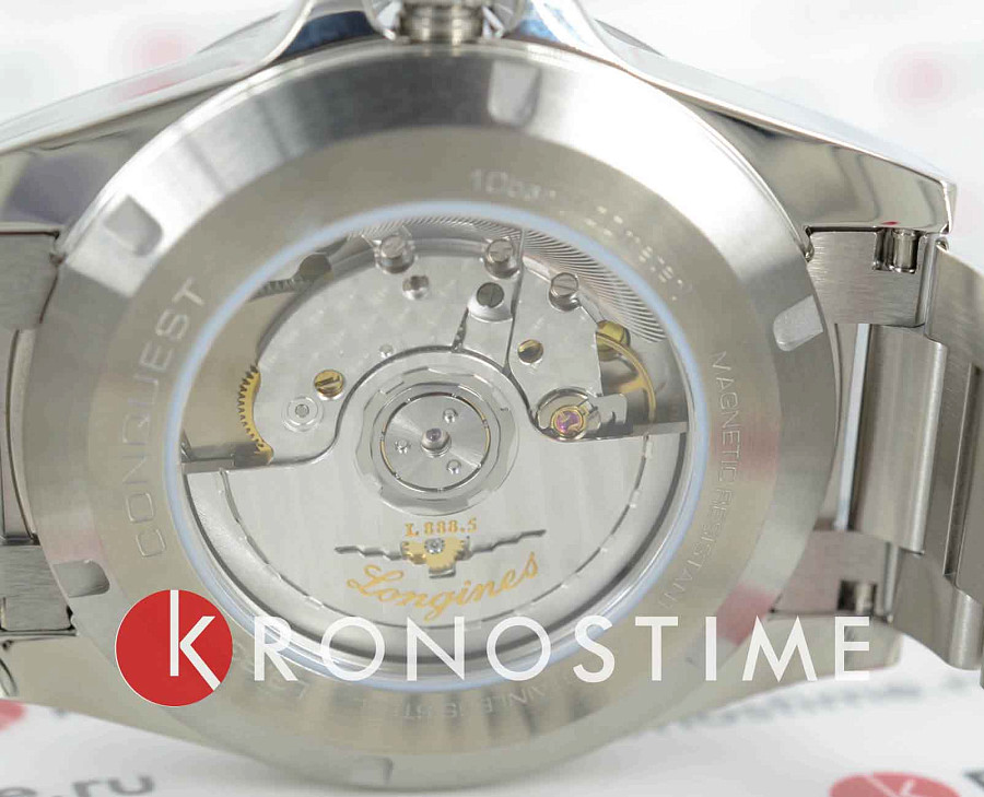 Часы Longines Conquest L3.830.4.02.6 — нержавеющая сталь, мужские