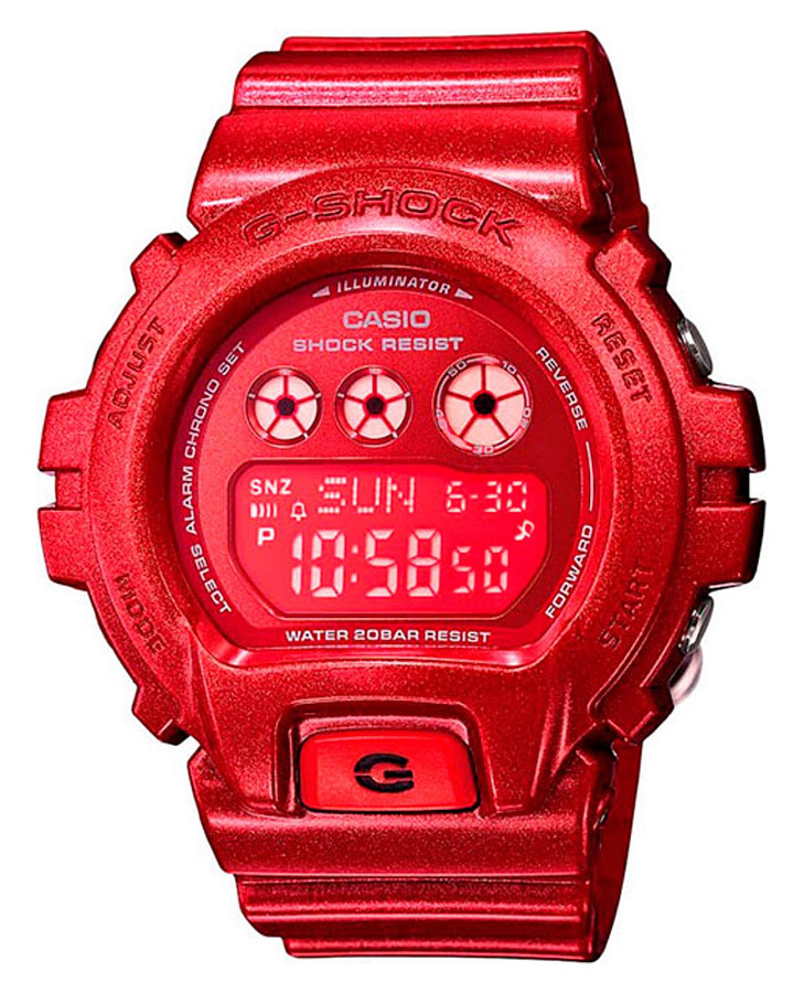 Часы Casio G-Shock GMD-S6900SM-4ER — женские, красный