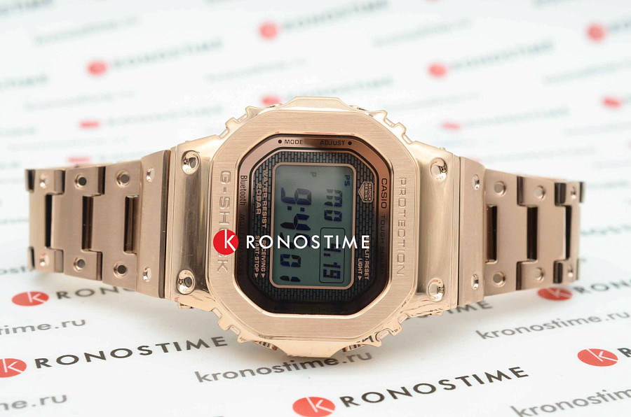 Часы Casio G-Shock GMW-B5000GD-4ER — сталь металл, сталь с ip покрытием