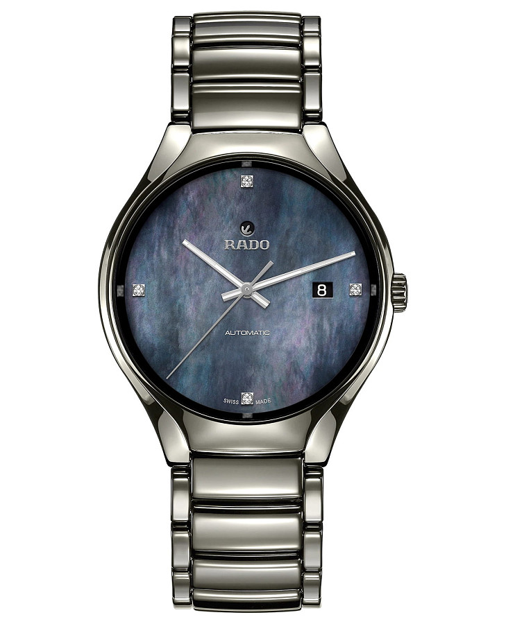 Часы Rado True Automatic Diamonds R27110872 — мужские, синий