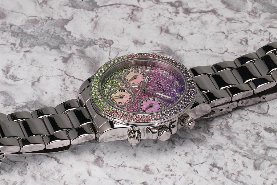 Часы Guess Sol GW0483L1 — серебристый, металл сталь